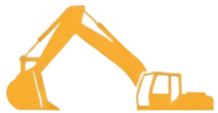 Ikona koparki w nawigacji mobilnej